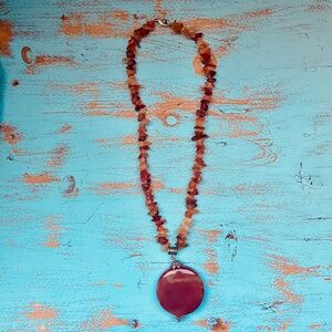 Carnelian necklace